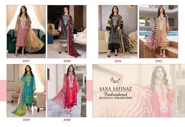Shree Sana Safinaz Embroidered Cotton Dupatta Pakistani Suit Collection
